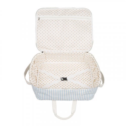 Nanán Borsa mamma canvas azzurra Fino al 60% di sconto