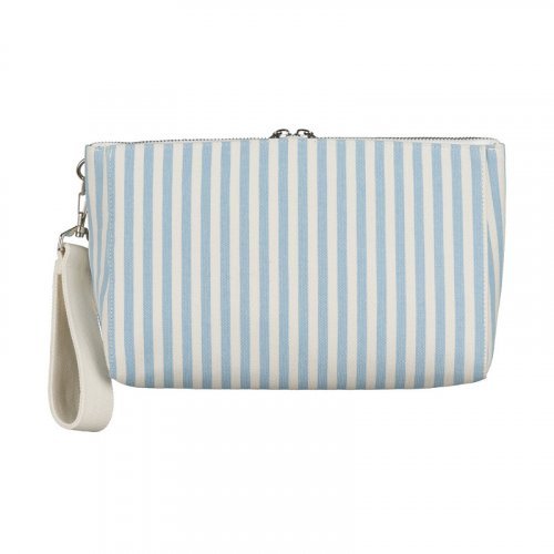Nanán Pochette canvas azzurra Officina