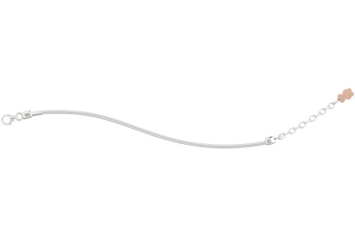 Nanán Bracciale Cursore Misura II - Ag 925 Fornitura limitata