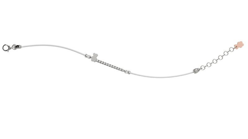 Nanán Bracciale Argento 925 - Col Rosso Grandi sconti
