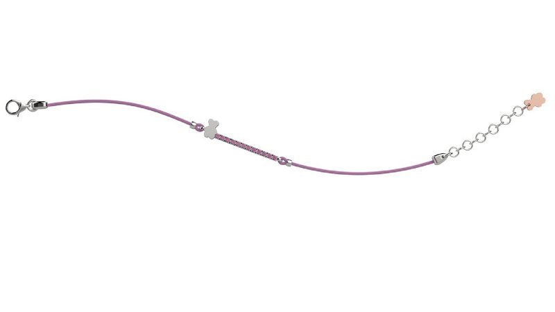 Nanán Bracciale Argento 925 - Col Lilla Offerte stagionali