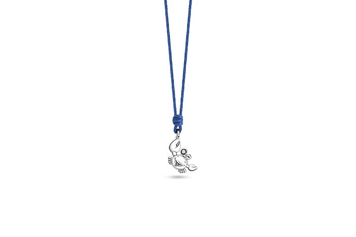Nanán Collana Granchietto Argento Nuovo