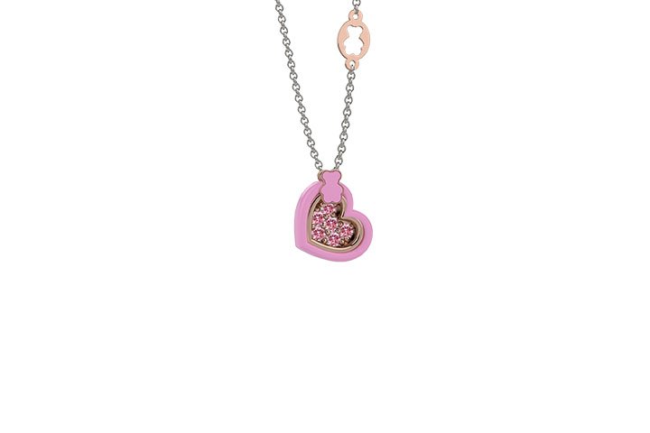Nanán Pendente cuore rosa Qualità Garantita