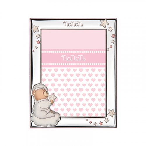 Nanán Cornice Argento rosa 90x130mm Hotsell