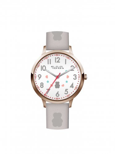 Nanán Orologio bambino bianco - gold rose Offerta per la Festa della Mamma
