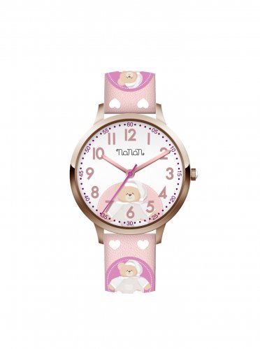 Nanán Orologio bambino Tato rosa Offerta Anniversario
