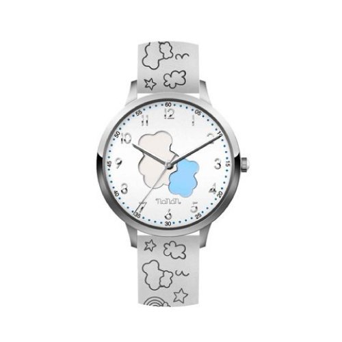 Nanán Orologio bambino bianco quadrante silver Offerta temporanea