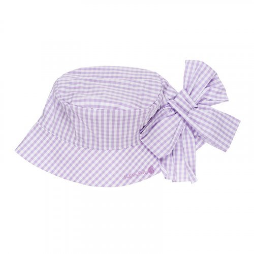 Nanán Cappello Quadrettini Lilla Duty-free