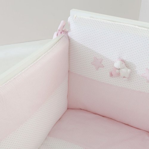 Nanán Set Piumone e Paracolpi 4pz Bombo Rosa Offerta