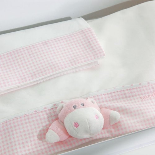 Nanán Set Lenzuola 3pz Letto Bombo Rosa Online