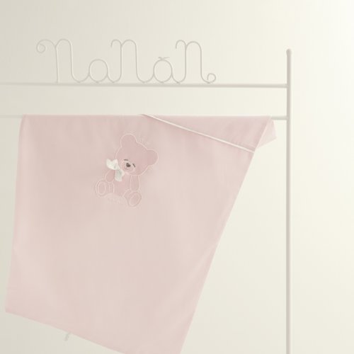 Nanán Gift Promo: Set Lenzuola carrozzina + Copertina carrozzina ROSA Saldi