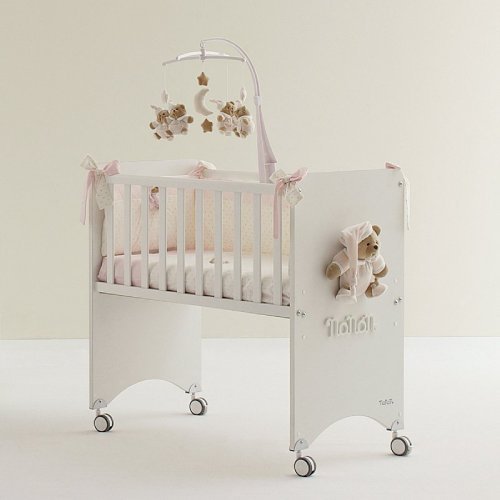 Nanán Letto Co-sleeping Puccio Rosa Con Materasso Vendite Flash