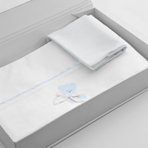 Nanán Lenzuola Carrozzina Coccolo Azzurro ACQUISTA ORA