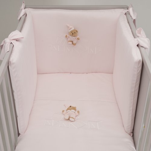 Nanán Set Piumone e Paracolpi 4pz dadini Rosa Officina