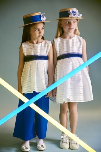 Nanán Abito con fascia blu Fornitura limitata