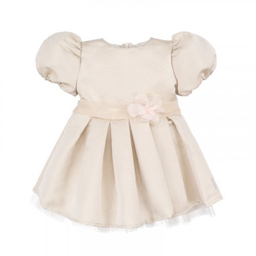Nanán Abito con rosa beige Offerta per la Festa della Mamma