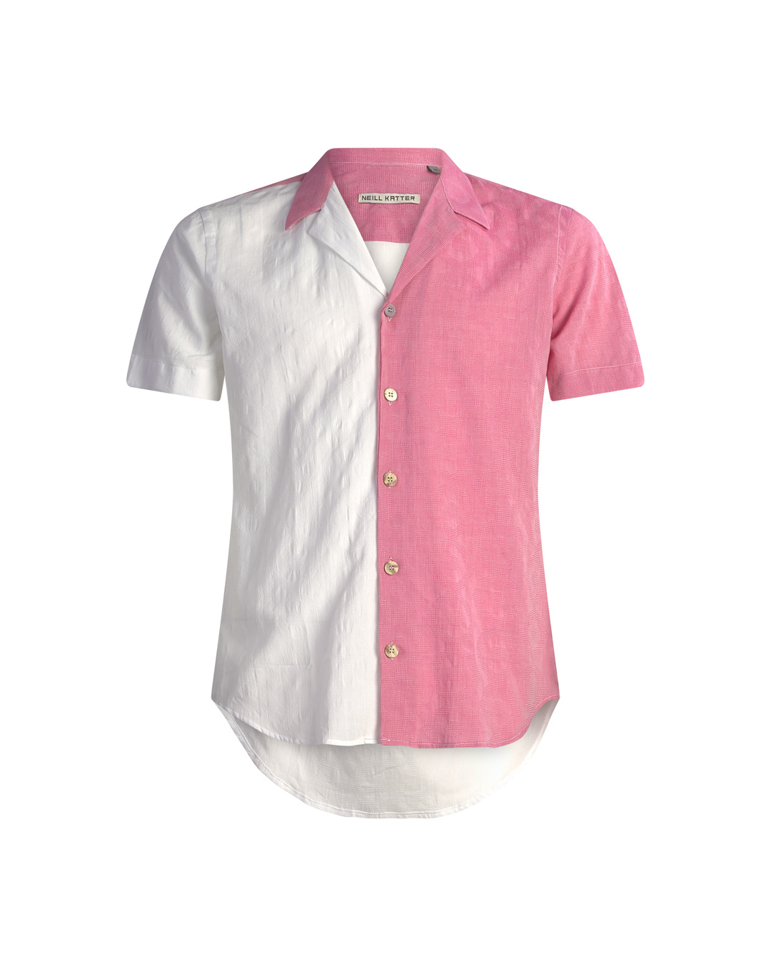 Neill Katter Camicia Design Astratto Prezzo Ridotto