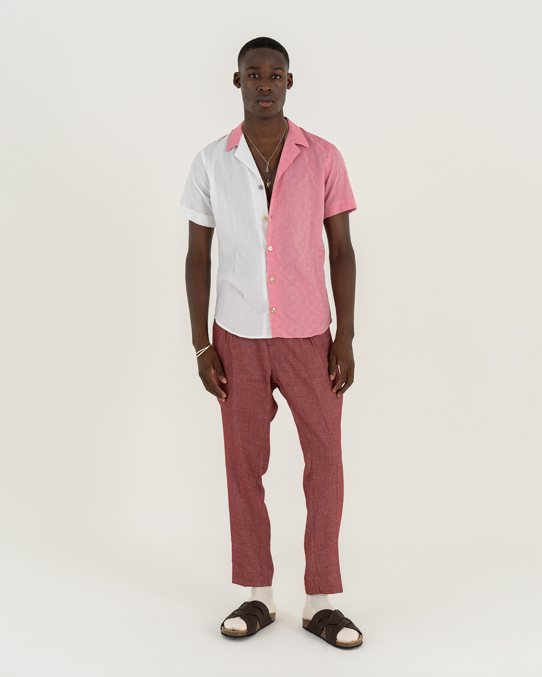 Neill Katter Camicia Design Astratto Prezzo Ridotto