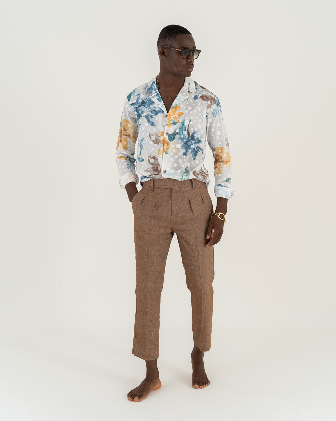 Neill Katter Pantalone Eleganza di Lino Latest fashion