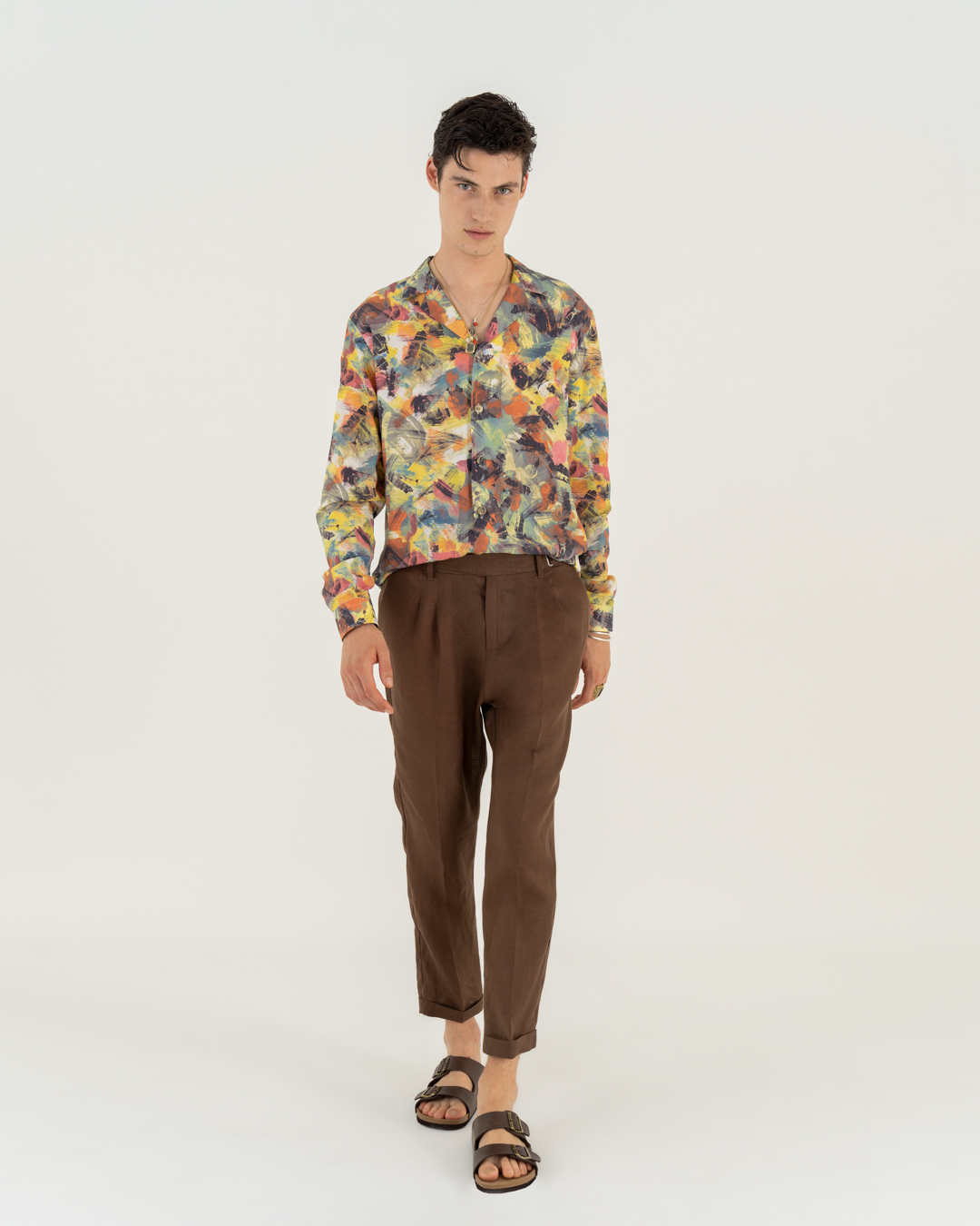 Neill Katter Pantalone di Lino Online Outlet