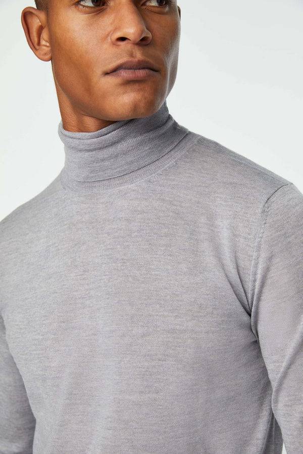 L.B.M. 1911 Maglia dolcevita grigio ghiaccio Maglia dolcevita grigio ghiaccio Sconto