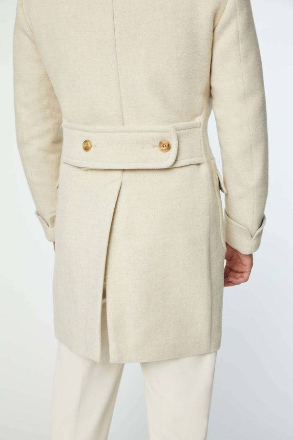 L.B.M. 1911 Cappotto doppiopetto non trattato bianco Cappotto doppiopetto non trattato bianco Economico