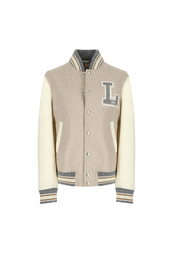 L.B.M. 1911 Bomber stile college in jersey con patch Bomber stile college in jersey con patch Outlet