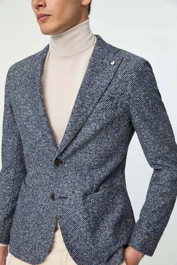 L.B.M. 1911 Giacca JACK in jersey blu Giacca JACK in jersey blu In Saldo