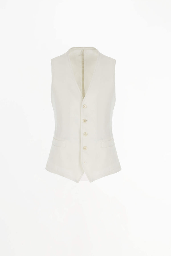 L.B.M. 1911 Gilet MIKE tinto capo bianco Gilet MIKE tinto capo bianco Qualità Garantita