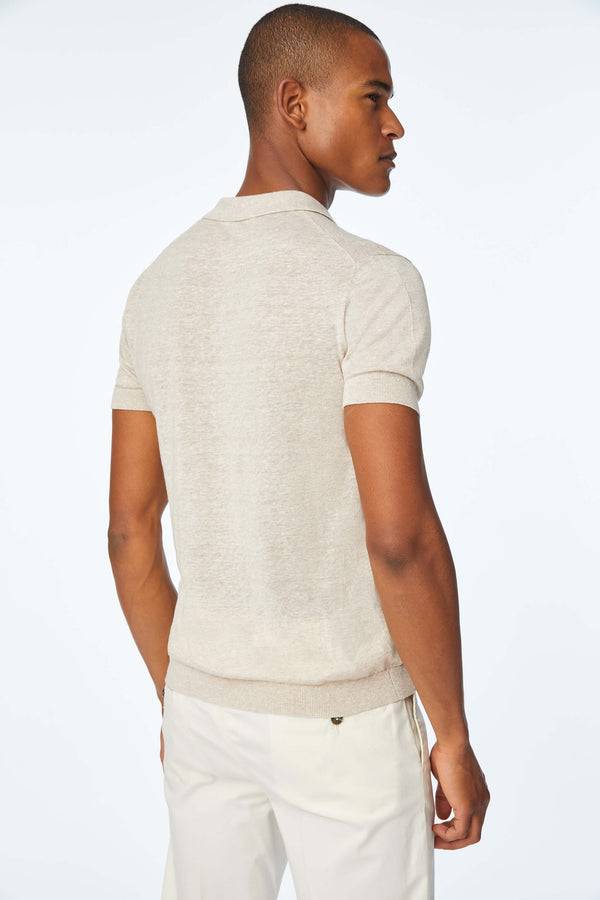 L.B.M. 1911 Polo in maglia beige Polo in maglia beige Negozi Online