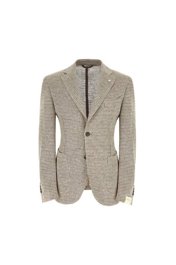 L.B.M. 1911 Giacca JACK in jersey di lino beige Giacca JACK in jersey di lino beige Novità