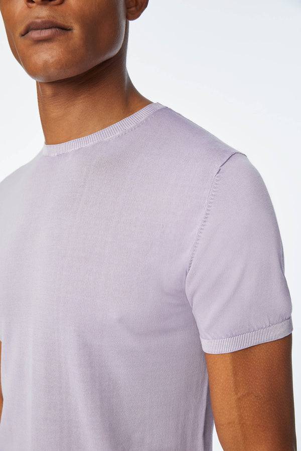 L.B.M. 1911 Maglia manica corta in cotone lilla Maglia manica corta in cotone lilla Outlet
