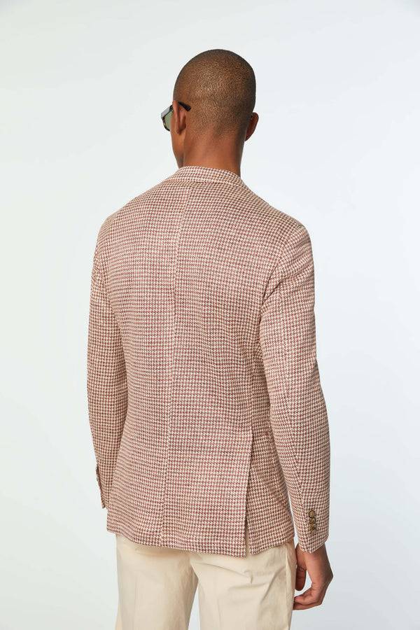 L.B.M. 1911 Giacca JACK in jersey pied de poule Giacca JACK in jersey pied de poule Vendite Flash