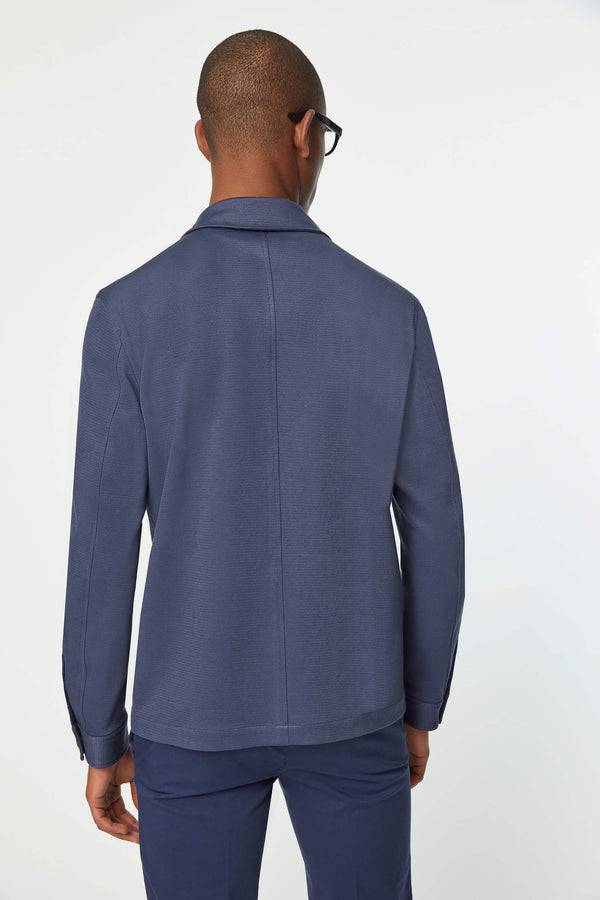 L.B.M. 1911 Overshirt in Jersey blu Overshirt in Jersey blu Nuova
