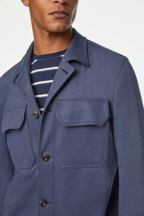 L.B.M. 1911 Overshirt in Jersey blu Overshirt in Jersey blu Nuova