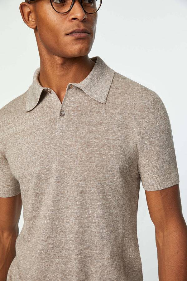 L.B.M. 1911 Polo in maglia melange Polo in maglia melange Nuovo