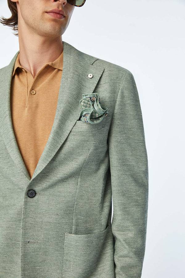 L.B.M. 1911 Giacca JACK in jersey verde Giacca JACK in jersey verde Soddisfazione Garantita