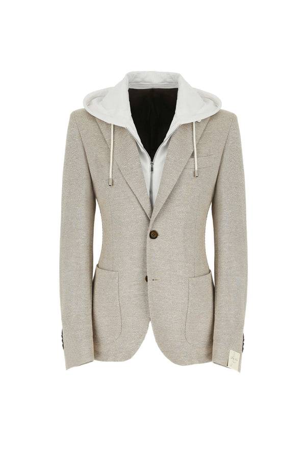 L.B.M. 1911 Giacca Simon in jersey beige Giacca Simon in jersey beige Prezzo Ridotto