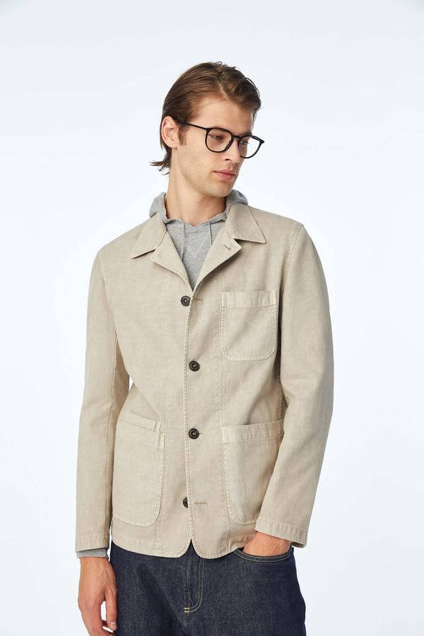 L.B.M. 1911 Overshirt tinto capo beige Overshirt tinto capo beige Economico