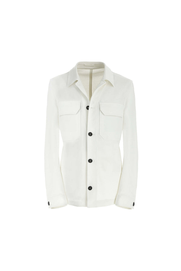 L.B.M. 1911 Overshirt in Jersey bianca Overshirt in Jersey bianca Online