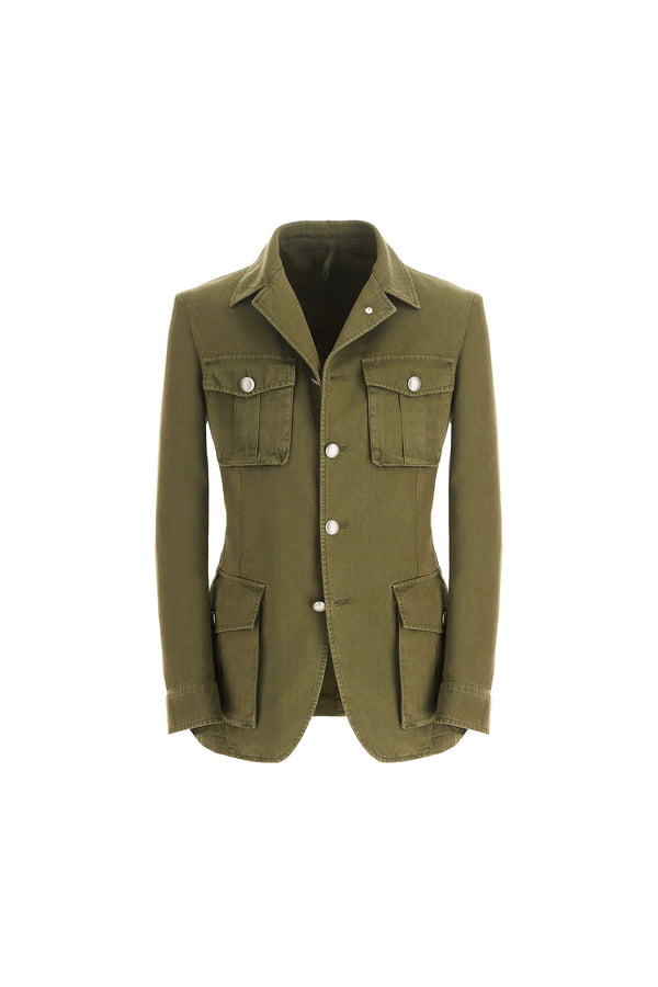 L.B.M. 1911 Giacca SAHARA tinto capo verde militare Giacca SAHARA tinto capo verde militare Saldi