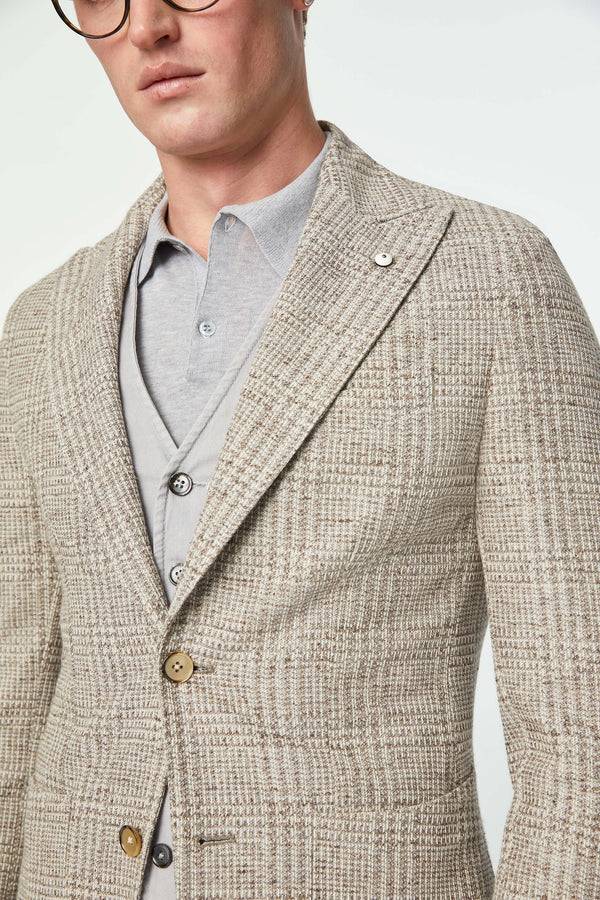 L.B.M. 1911 Giacca STEVE slim in jersey beige Giacca STEVE slim in jersey beige 2025