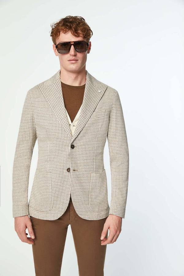L.B.M. 1911 Giacca STEVE in jersey beige Giacca STEVE in jersey beige Italy