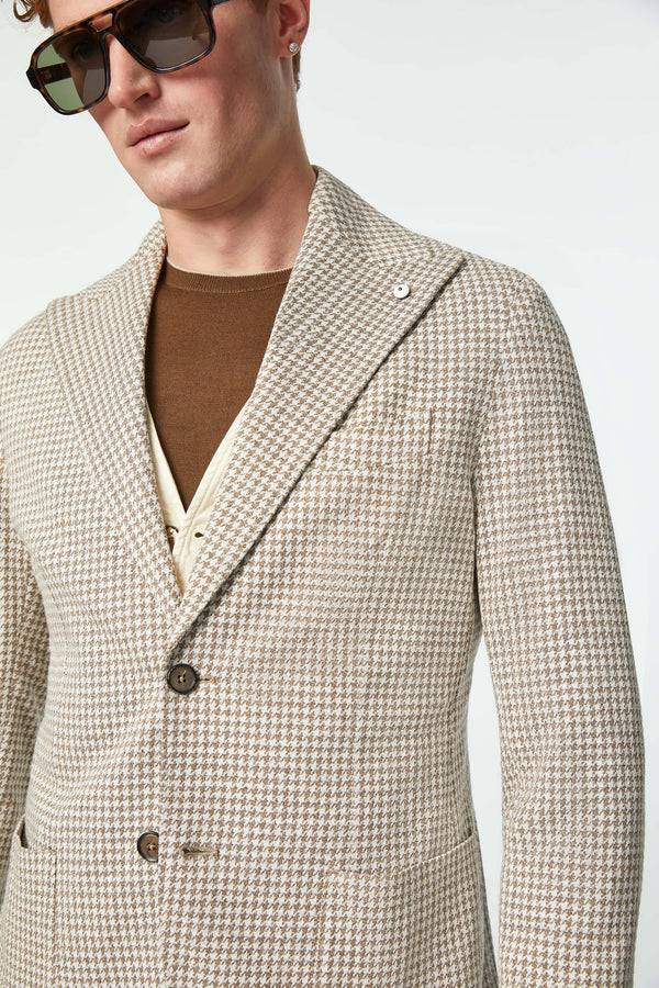 L.B.M. 1911 Giacca STEVE in jersey beige Giacca STEVE in jersey beige Italy