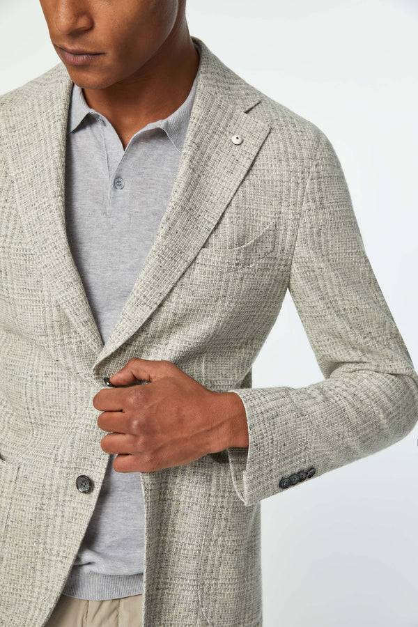 L.B.M. 1911 Giacca JACK in jersey grigio chiaro Giacca JACK in jersey grigio chiaro Nuovo