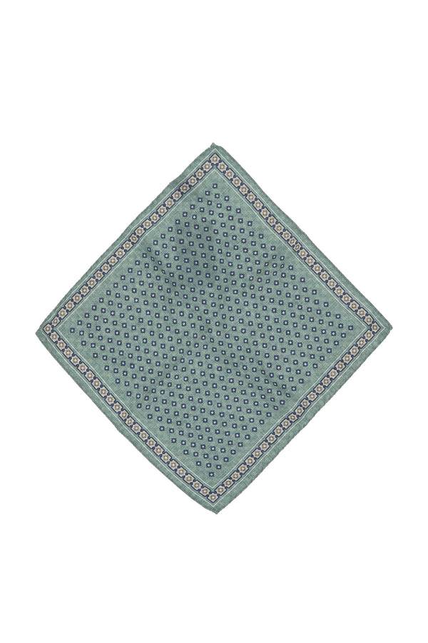 L.B.M. 1911 Pochette verde fantasia geometrica Pochette verde fantasia geometrica Affare Del Giorno