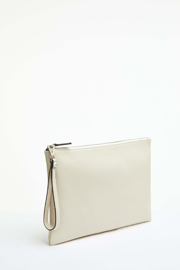 L.B.M. 1911 Pochette in pelle beige Pochette in pelle beige Online