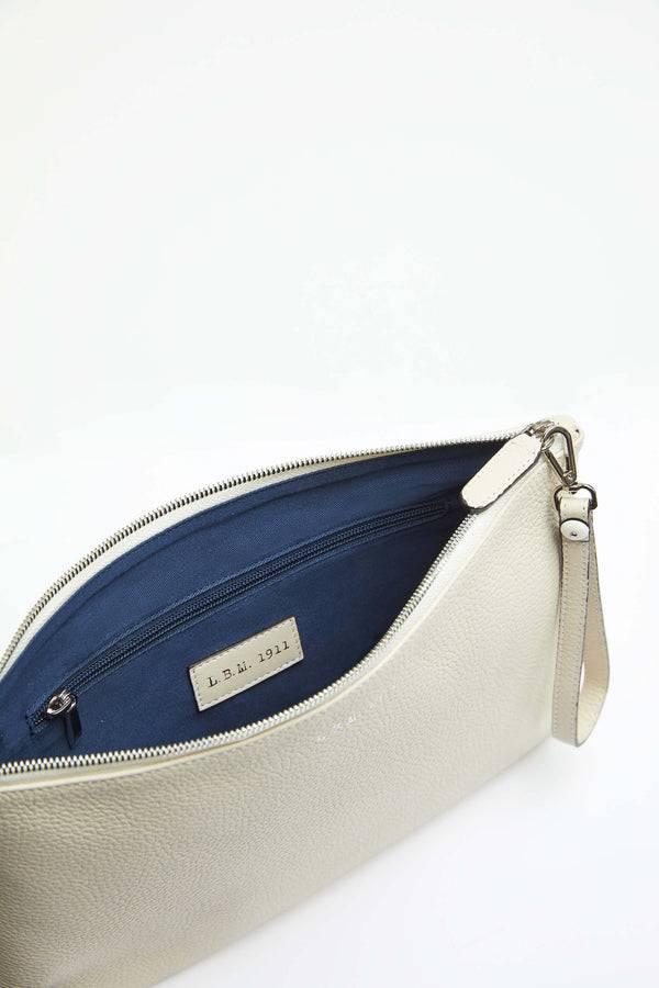 L.B.M. 1911 Pochette in pelle beige Pochette in pelle beige Online