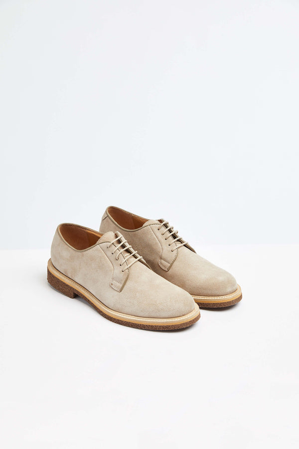 L.B.M. 1911 Derby in pelle beige Derby in pelle beige Italia