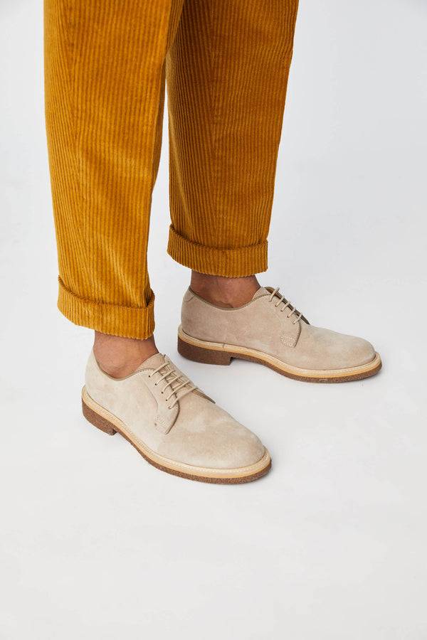 L.B.M. 1911 Derby in pelle beige Derby in pelle beige Italia